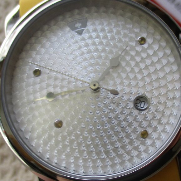 Swiss Legend Men's Luxury Planetimer Watch, w/Yellow Band, Swiss Made, Brand New - Picture 2 of 9